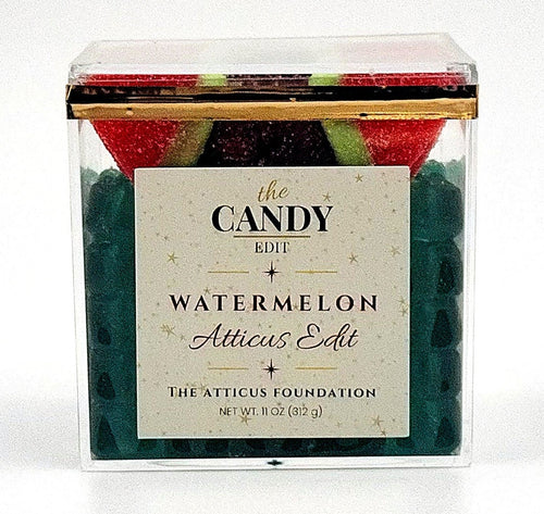 The Candy Edit — Watermelon Atticus Edit cube, front view